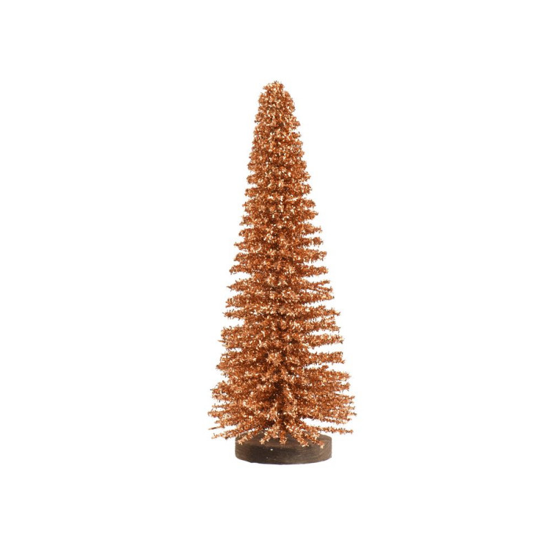 Sapin en bambou à paillettes sur pied, coloris car