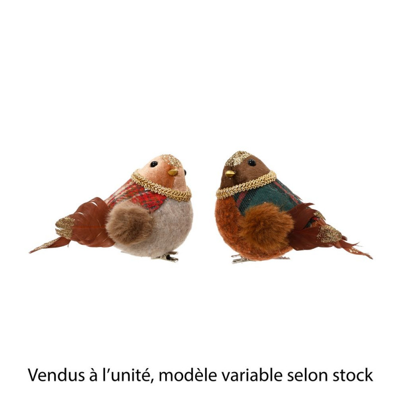 Oiseaux décoratif à clipper, modèles variables - H