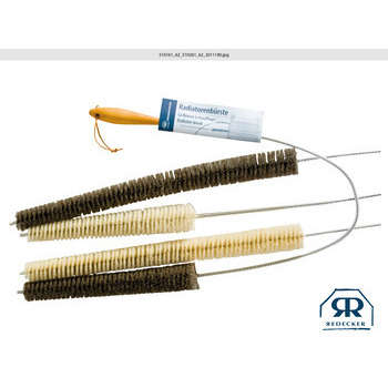 Brosse à radiateur (50cm) en poil de chèvre, noir