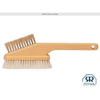 Brosse à ordinateur, en poil de chèvre L. 26 cm