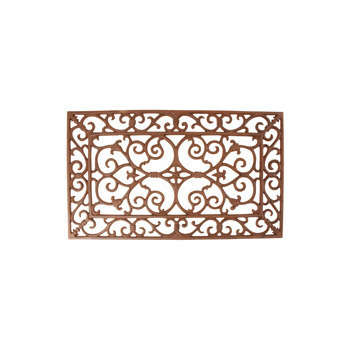 Paillasson rectangulaire, en fonte L. 58,2 x l. 34