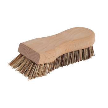 Brosse à récurer : bois, L.21cm