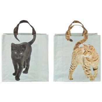 Sac de courses : chat, 39x14x39cm