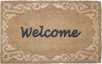 Paillasson coco relief welcome