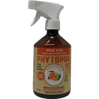 PHYTOPUR VITRES AGRUMES 500ML- ECO-DETERGENT VITRE