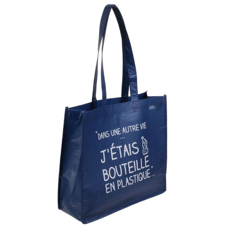Sac shopping recyclé 50x22x42cm