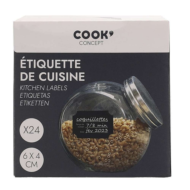 Etiquette bocaux (x24 pièces)