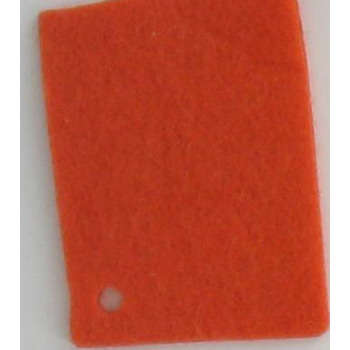 Coupon de feutrine 30x30cm Ep. 2mm - Orange