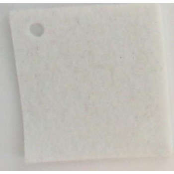 Coupon de feutrine 30x30cm Ep. 2mm - Blanc