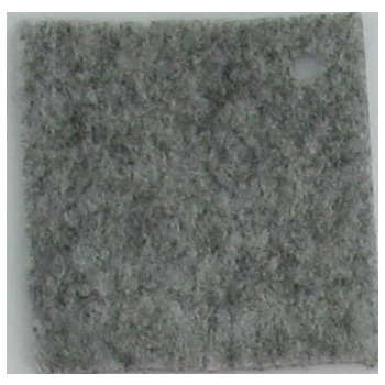 Coupon de feutrine 30x30cm Ep. 2mm - Gris