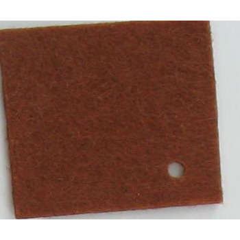 Coupon feutrine camel, 30x30cmx2mm