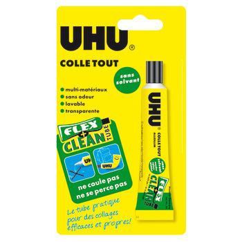 Colle Flex+Clean UHU, sans solvant - 20g