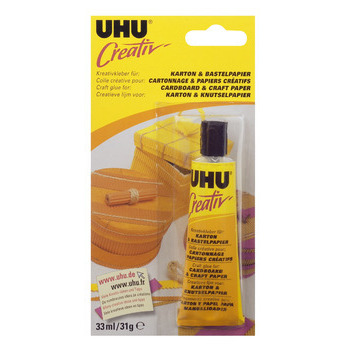 Colle Créativ' Cartonnage et papier UHU - 33 ml