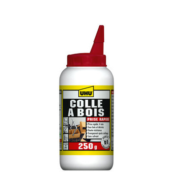 Colle à bois : prise rapide, 250g