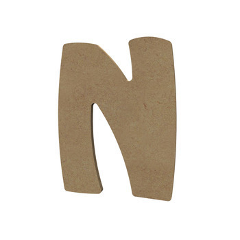 Forme médium - lettre majuscule N : 15x12cm