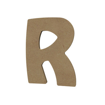 Forme médium - lettre majuscule R : 15x11cm