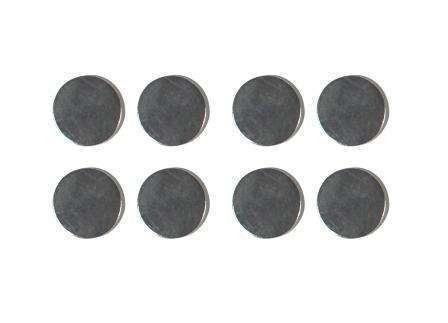 Aimants Forts 1cm - aspect en métal - 8 pièces