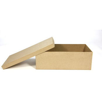 Boîte à ballerines: papier mâché, L.29xH.10cm
