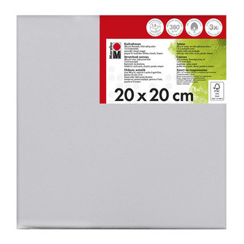 Châssis entoilé : L.20xl.20 cm