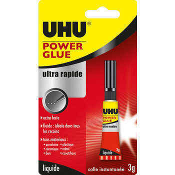 Colle Power Glue liquide, le tube de 3g