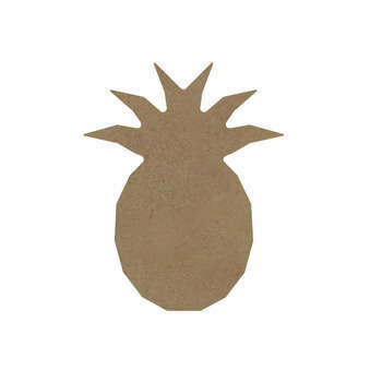 Forme en médium : ananas L 11xH 14cm