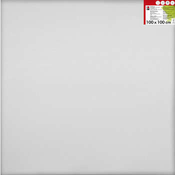 Châssis entoilé, en coton (380 g/m²) - 100x100cm