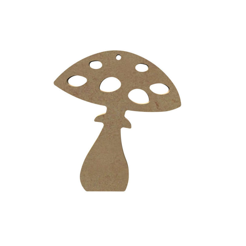 Forme champignon : médium, l.10xh.11cm