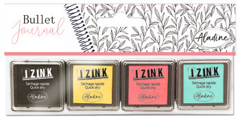 4 mini encreurs Bullet pastel