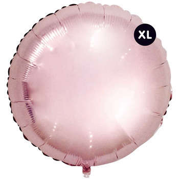 Ballon en aluminium rond et rose