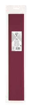 Papier crépon 75%, le rouleau 2,50x0,50m - Bordeau