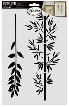 Pochoir déco branches 20x30 cm