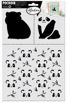 Pochoir de décoration - panda