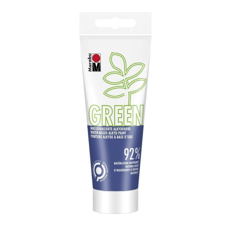 Marabu Green peinture alkyde à base deau - bleu n