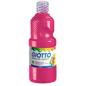Gouache magenta Giotto, le flacon de 500 ml prêt à