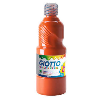 Gouache rouge écarlate Giotto, le flacon de 500 ml