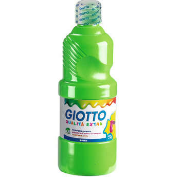 Gouache vert printemps Giotto, le flacon de 500 ml