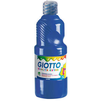 Gouache bleu outremer Giotto, le flacon de 500 ml