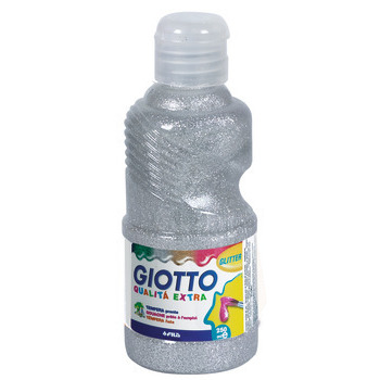 Gouache argentée Giotto Pailletée, le flacon de 25