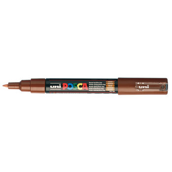 Marqueur peinture pointe extra fine conique Marron