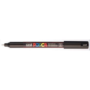 Marqueur peinture pointe calibrée extra-fine Noir