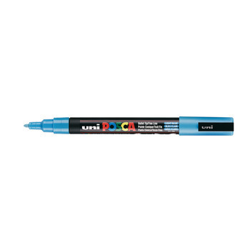 Marqueur peinture pointe fine conique Bleu clair