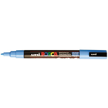 Marqueur peinture pointe fine conique Bleu ciel