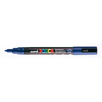 Marqueur peinture pointe fine conique Bleu foncé