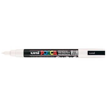 Marqueur peinture pointe fine conique Blanc