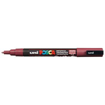 Marqueur peinture pointe fine conique Lie de vin