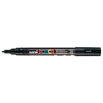 Marqueur peinture pointe fine conique Noir