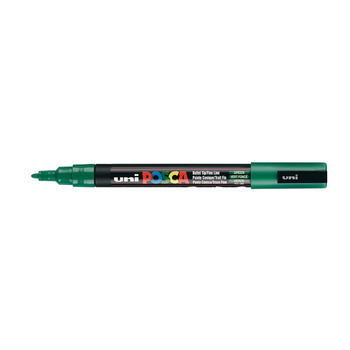 Marqueur peinture pointe fine conique Vert foncé