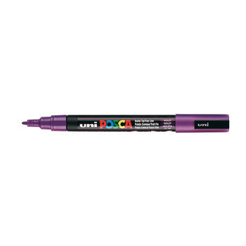 Marqueur peinture pointe fine conique Violet