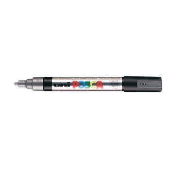 Marqueur peinture pointe moyenne conique Argent