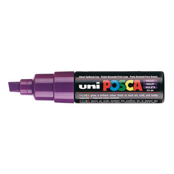 Marqueur peinture pointe large : violet